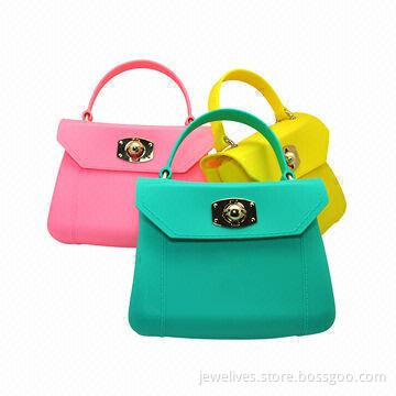 2013 New Design Candy Color Women's Silicone Handbag